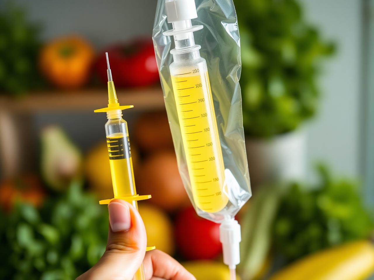 IV infusion with vitamins
